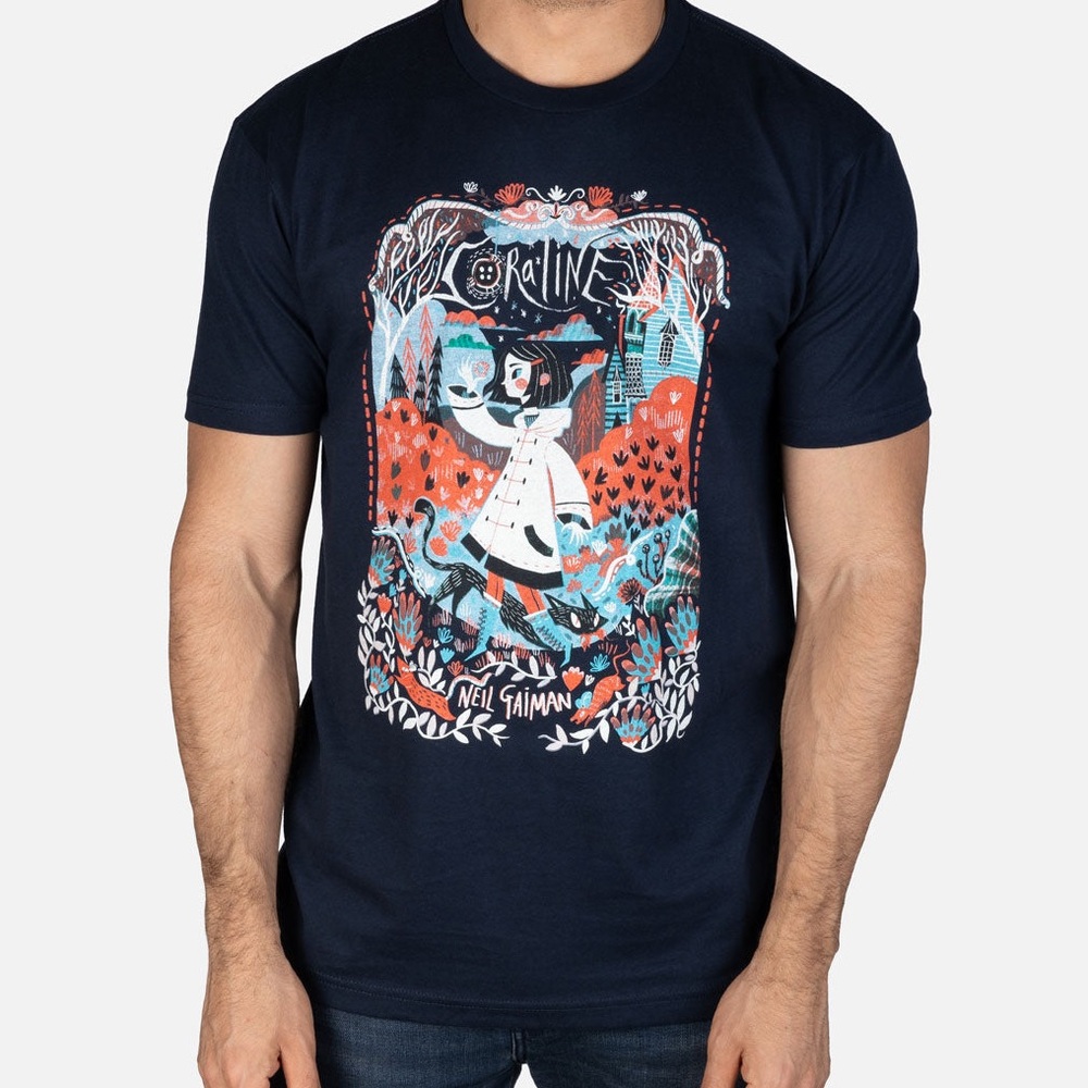 🖤Coraline Graphic T-Shirt Illustrated by Karl James Mountford